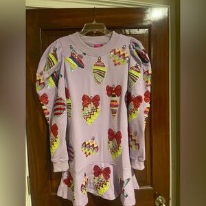 Queen of Sparkles Christmas dress.